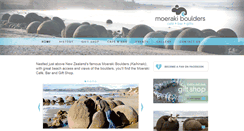 Desktop Screenshot of moerakiboulders.co.nz